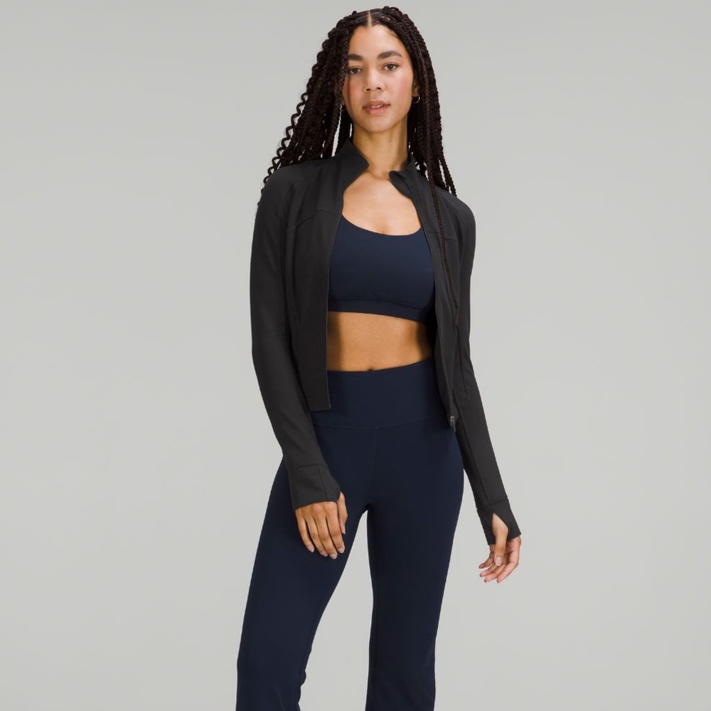 Lululemon Nulu Cropped Define Jacket, black, size 6